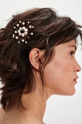 Olette Beaded Blossom Barrette