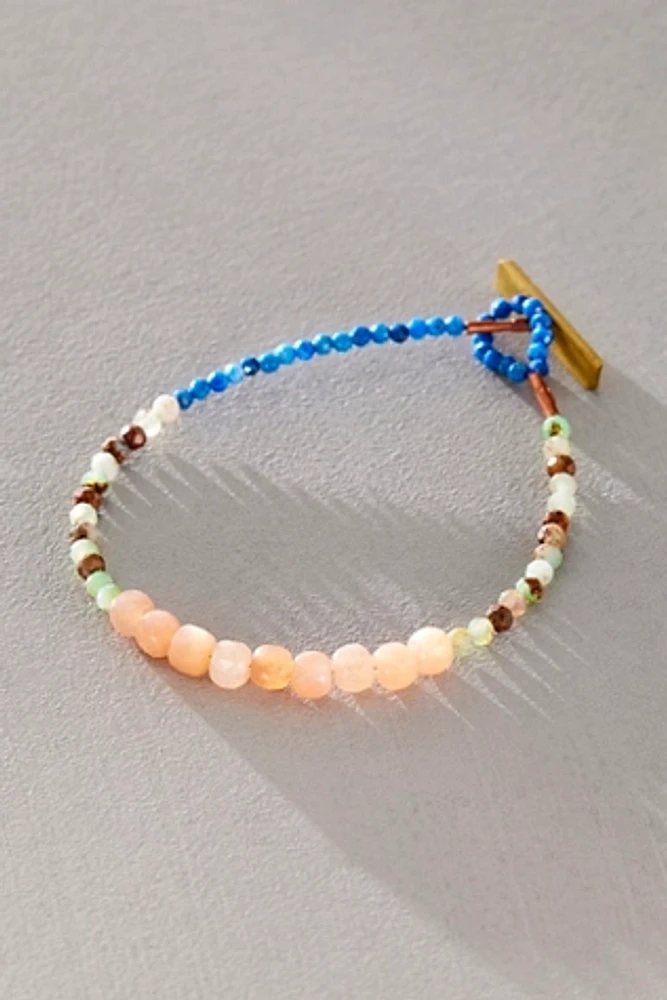 Eric Silva Peach Moonstone Bracelet