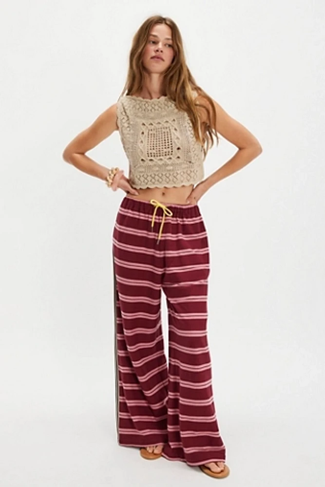 Kinga Csilla Hades Stripe Wide Leg Pants