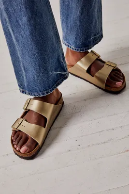 Free People Arizona Chunky Birkenstock Sandals in Blue