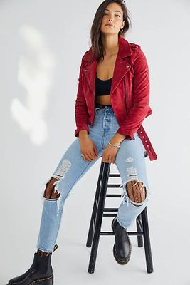 Suede Moto Jacket by Blank NYC at Free People, XS