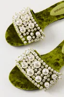 Pixie Pearl Slide Sandals