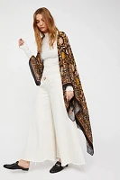 Magic Dance Border Print Duster