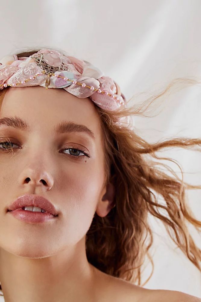 Willa Braided Headband by Curried Myrrh at Free People, One