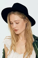 Wythe Leather Band Felt Hat