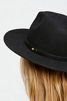 Wythe Leather Band Felt Hat