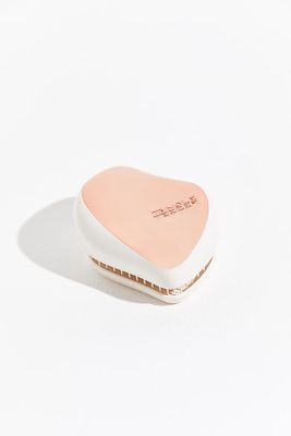 Tangle Teezers On The Go Metallic Detangling Brush by Tangle Teezer at Free People, Ivory Rose Gold, One Size