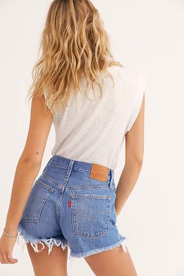 Levi's 501 High-Rise Denim Shorts by at Free People,