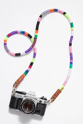 Le Pom Pom Camera Strap by Le Pom Pom Accessories at Free People, Ella, One Size