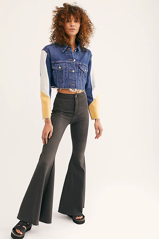 Just Float On Flare Jeans by We The Free at People, Smokestack,