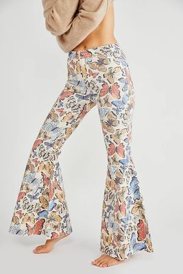 Just Float On Printed Flare Jeans by We The Free at People,