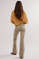 We The Free Penny Pull-On Printed Flare Jeans