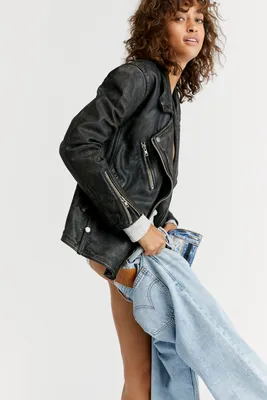 We The Free Jealousy Leather Moto Jacket