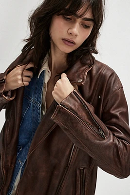 We The Free Jealousy Leather Moto Jacket