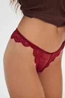 So Fine Lace Thong