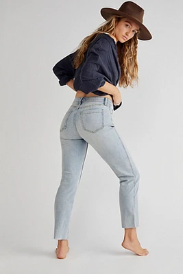 CRVY High-Rise Vintage Stovepipe Jeans