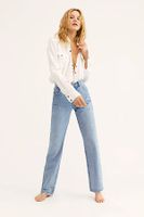 Rolla's Classic Straight Jeans by at Free People, 90's Blue,