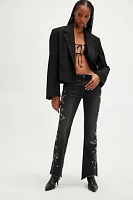 Driftwood Eva Embroidered Flare Jeans