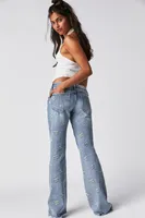 Driftwood Eva Embroidered Flare Jeans