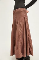 Lily Cotton Silk Maxi Skirt