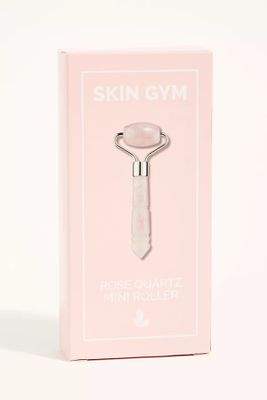 Skin Gym Mini Rose Quartz Roller by Skin Gym at Free People, Rose Quartz, One Size