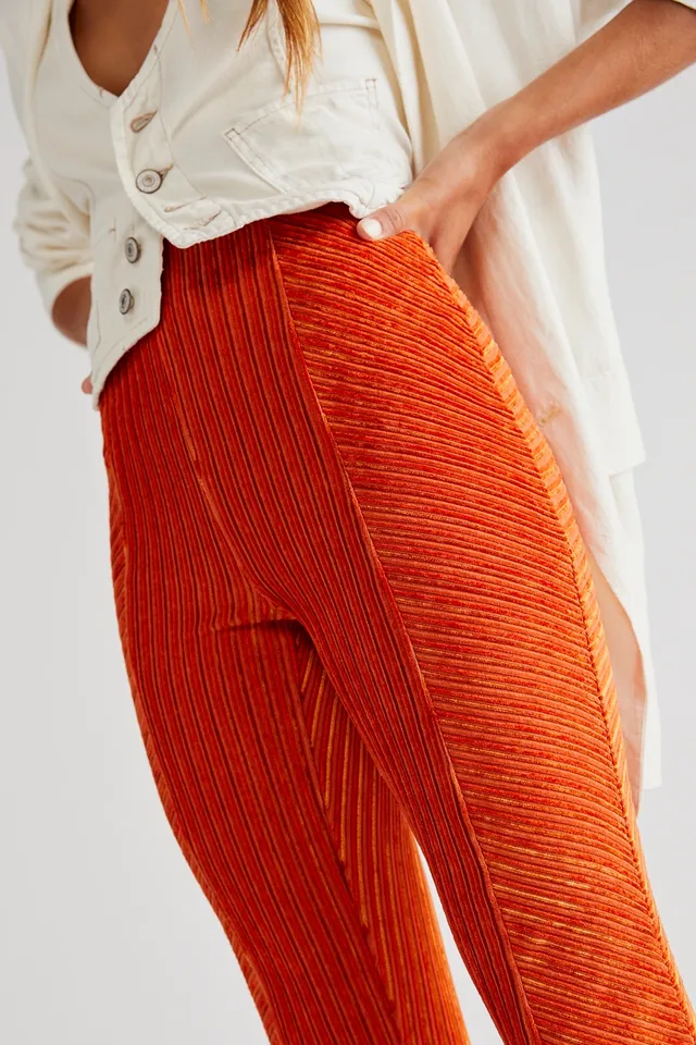 Slim Pull-On Velvet Flare Pants curated on LTK