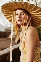 Scalloped Straw Hat