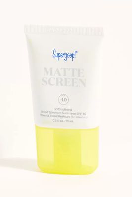 Supergoop! Matte Screen SPF 40 Travel Size by Supergoop! at Free People, One, One Size
