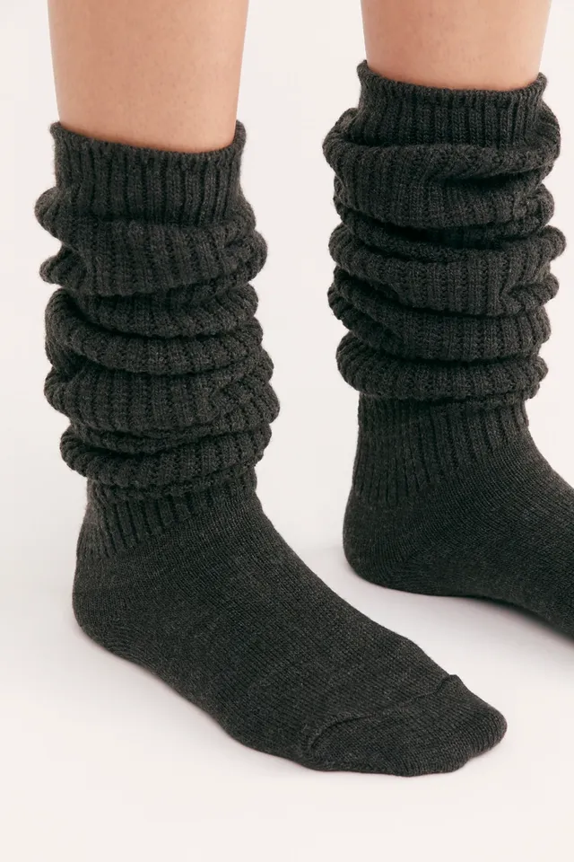 Marled Slouch Socks