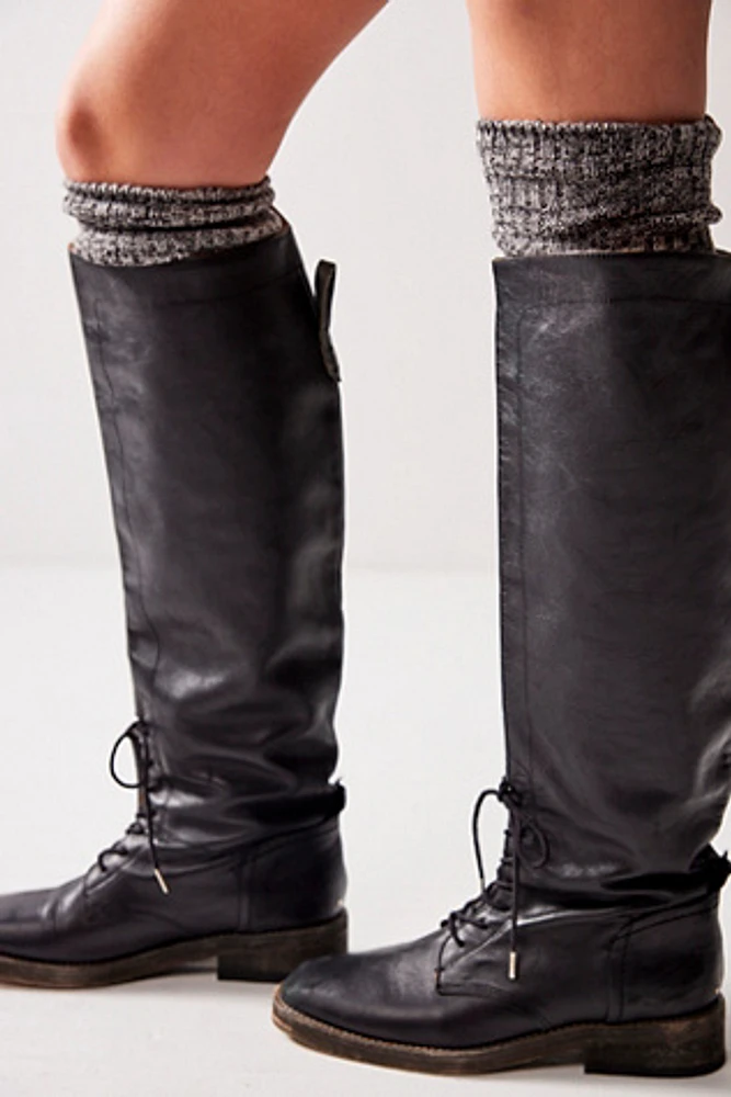 Bulky Knit Over-The-Knee Socks