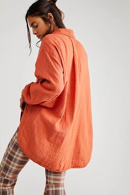CP Shades Marella Double Cloth Buttondown Shirt by at Free People,