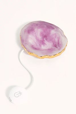 Crystal Wireless Charger by Free People, Lavender Stone, One Size