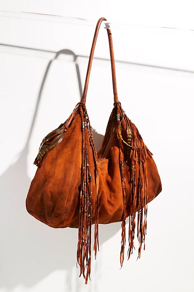 Mirage Embellished Hobo by Brenda Knight at Free People, Burnt Ochre, One Size