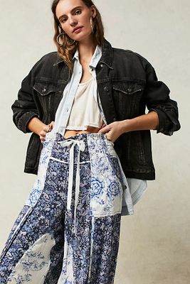 Destroyed Long & Lean Trucker Jacket by We The Free at People,