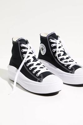 Chuck Taylor All Star Move Platform Sneakers by Converse at Free People, / Natural Ivory US