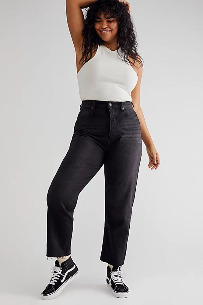 CRVY Georgine Mom Jeans by Free People,