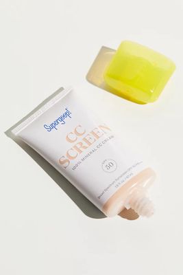 Supergoop! CC Screen 100% Mineral Cream SPF 50 by at Free People, - with undertones, One