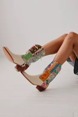 Selina Embroidered Western Boots