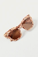 Decker Cat Eye Polarized Sunglasses