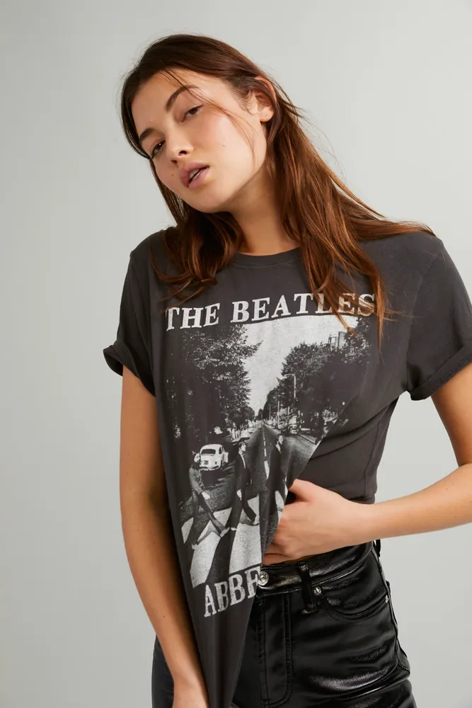 Beatles Abbey Road Black T-Shirt - M