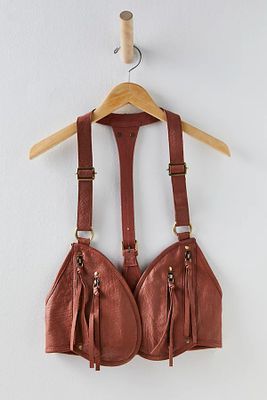 Olympia Leather Harness Bag by FP Collection at Free People, One