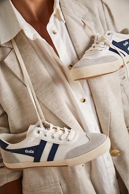 Gola Badminton Court Sneakers by at Free People, Off White / US
