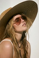 Ventura Oversized Aviator Sunglasses