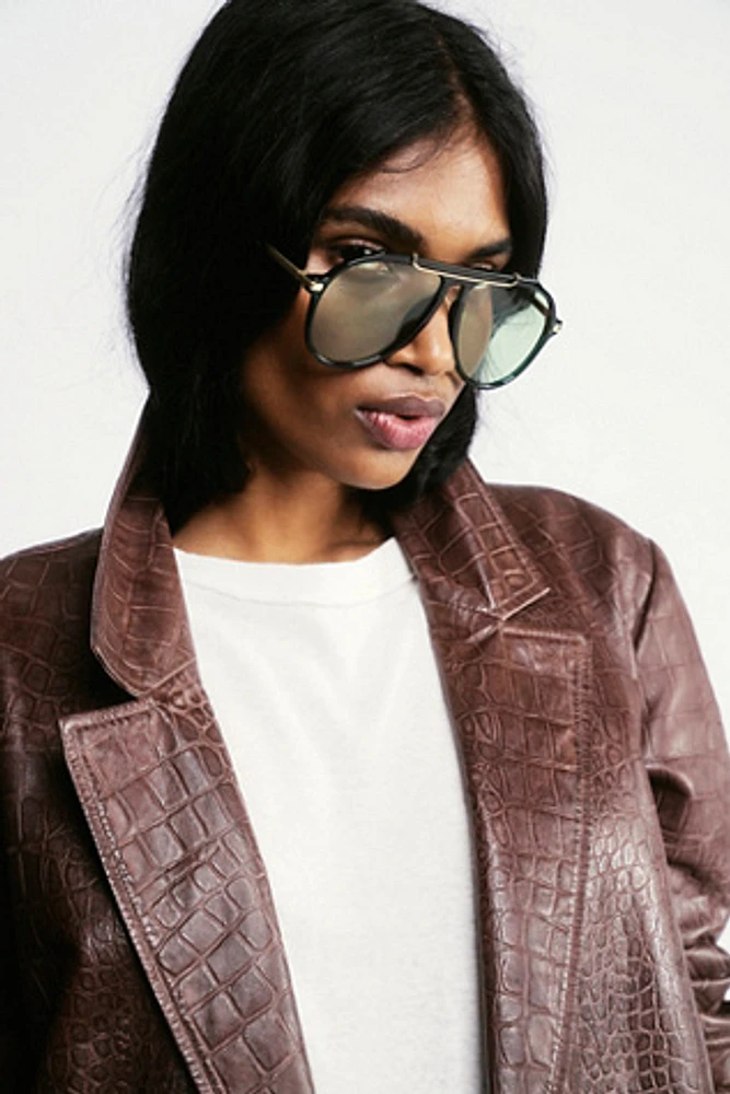 Ventura Oversized Aviator Sunglasses