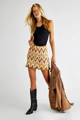 Heat Of The Moment Crochet Skirt