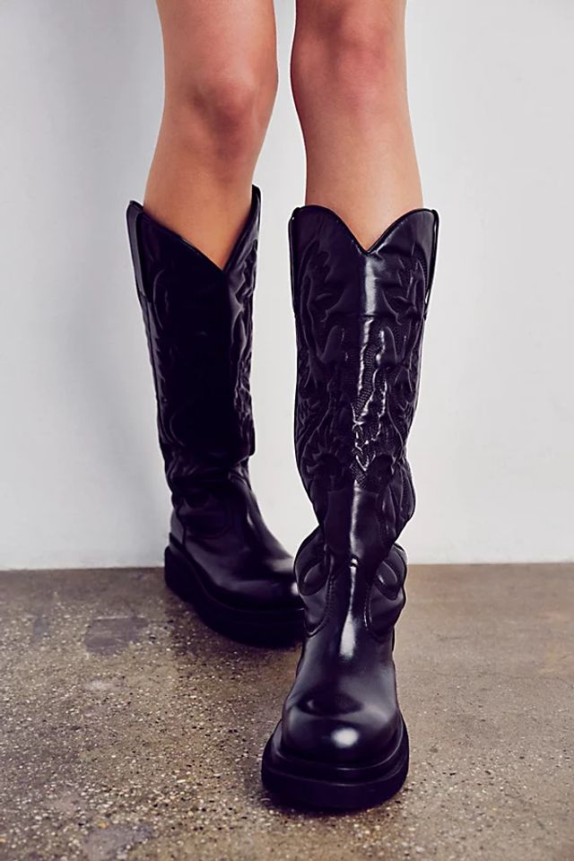 Jeffrey Campbell Space Cowgirl Boots by Jeffrey Campbell at Free People,  Black, US | Pacific City