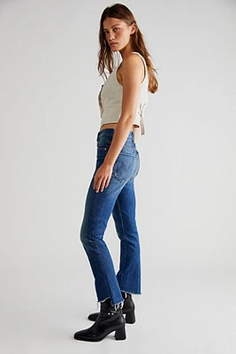 MOTHER Insider Crop Step Fray Jeans