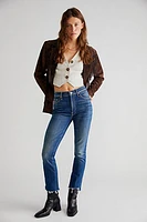 MOTHER Insider Crop Step Fray Jeans