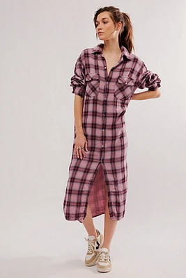 CP Shades Plaid Maxi Top