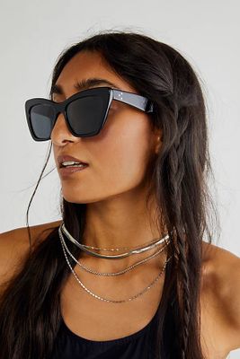 Olive Polarized Sunglasses by Free People, One